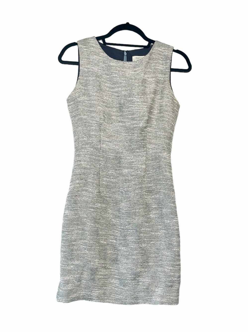 Barney’s New York Black & White Tweed Sleeveless Short Dress Sz 0